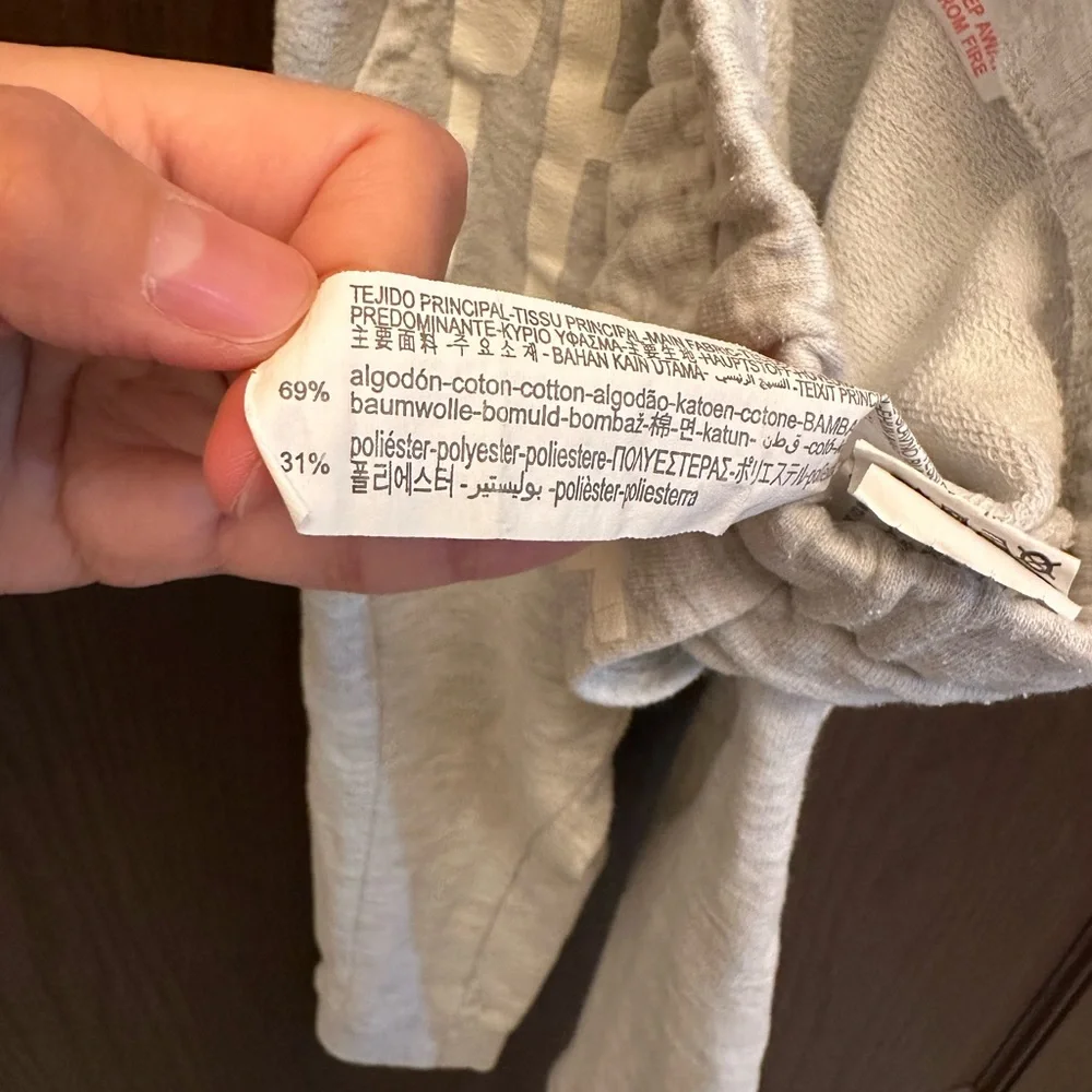 3/$15 Zara Baby Gray Harem Jogger Pants 2-3Y Drop Crotch Sweatpants